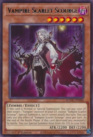 Vampire Scarlet Scourge Maze of Muertos Yu-Gi-Oh! card