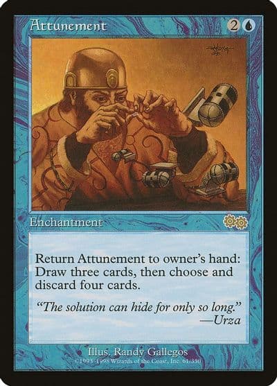 Attunement Urza's Saga Magic card