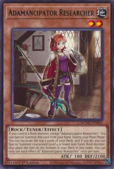 Adamancipator Researcher Maze of Muertos Yu-Gi-Oh! card