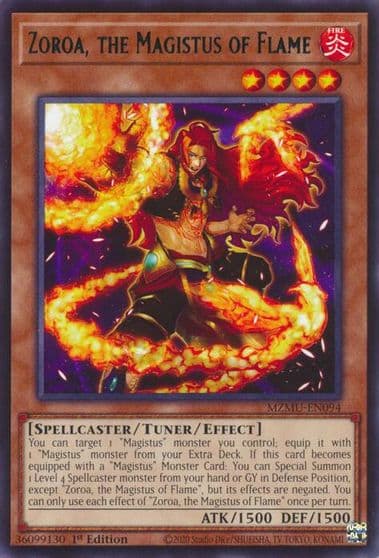 Zoroa the Magistus of Flame Maze of Muertos Yu-Gi-Oh! card