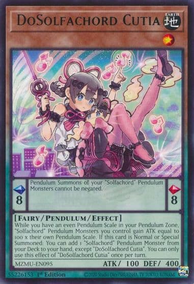 DoSolfachord Cutia Maze of Muertos Yu-Gi-Oh! card