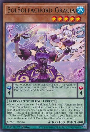 SolSolfachord Gracia Maze of Muertos Yu-Gi-Oh! card