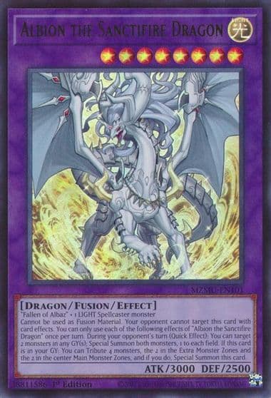 Albion the Sanctifire Dragon Maze of Muertos Yu-Gi-Oh! card