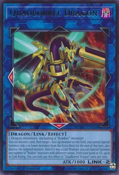 Quadborrel Dragon Maze of Muertos Yu-Gi-Oh! card