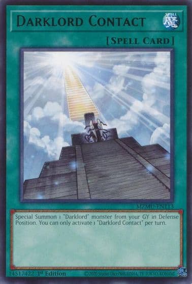 Darklord Contact Maze of Muertos Yu-Gi-Oh! card