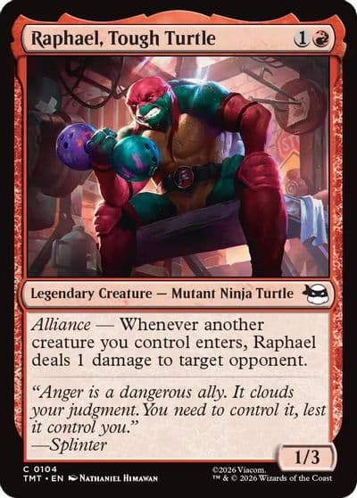 Raphael Tough Turtle Teenage Mutant Ninja Turtles Magic card