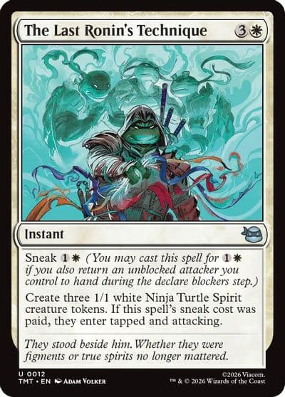 The Last Ronins Technique Teenage Mutant Ninja Turtles Magic card