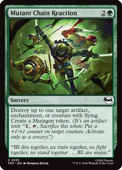 Mutant Chain Reaction Teenage Mutant Ninja Turtles Magic card