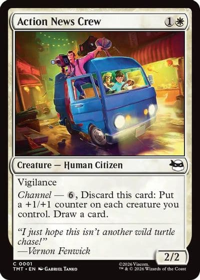 Action News Crew Teenage Mutant Ninja Turtles Magic card