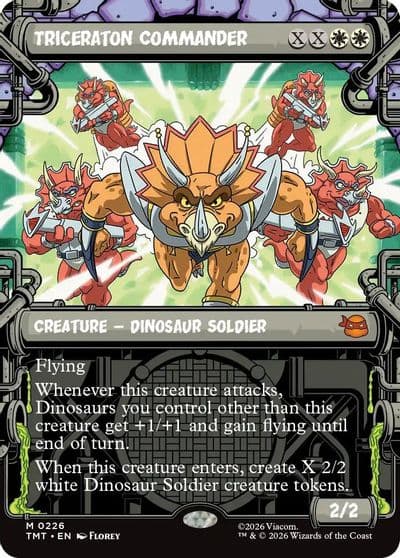 Triceraton Commander Showcase Teenage Mutant Ninja Turtles Magic card