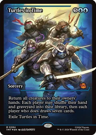 Turtles in Time Showcase Teenage Mutant Ninja Turtles Magic card