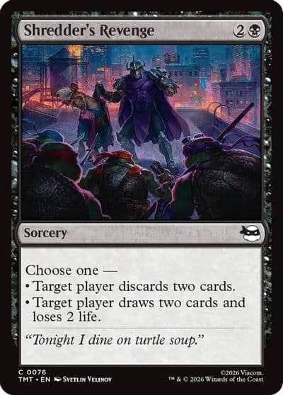 Shredders Revenge Teenage Mutant Ninja Turtles Magic card
