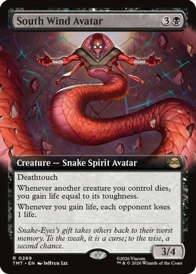 South Wind Avatar Extended Art Teenage Mutant Ninja Turtles Magic card