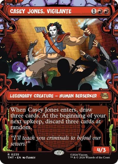 Casey Jones Vigilante 0235 Showcase Teenage Mutant Ninja Turtles Magic card