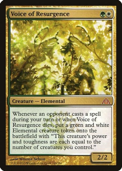 Voice of Resurgence Dragon's Maze Magic card