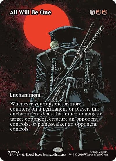 All Will Be One Borderless Teenage Mutant Ninja Turtles Source Material Magic card
