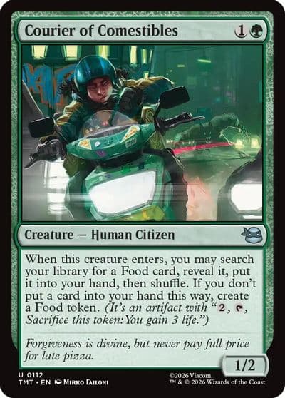 Courier of Comestibles Teenage Mutant Ninja Turtles Magic card