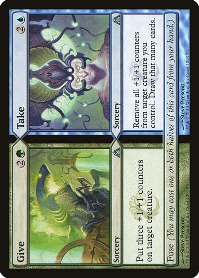 Give Take Dragon's Maze Magic card