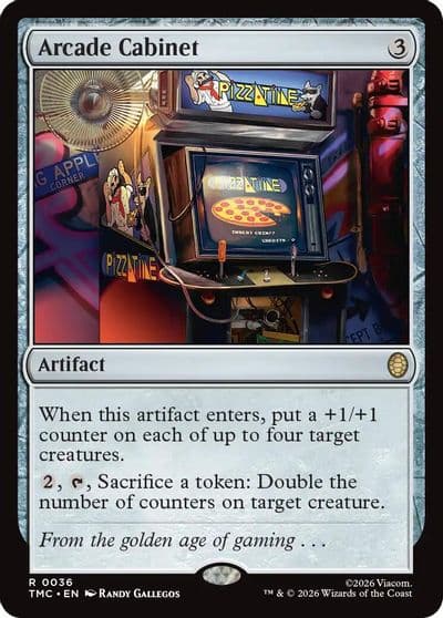 Arcade Cabinet Commander: Teenage Mutant Ninja Turtles Magic card