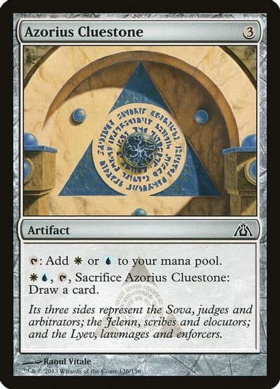 Azorius Cluestone Dragon's Maze Magic card