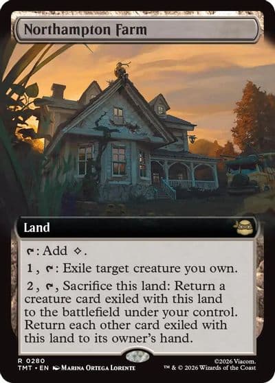 Northampton Farm Extended Art Teenage Mutant Ninja Turtles Magic card