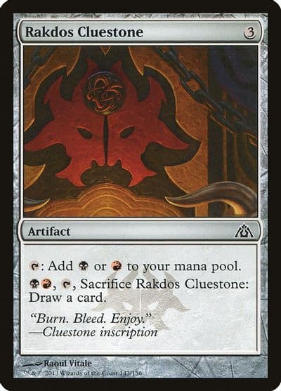 Rakdos Cluestone Dragon's Maze Magic card