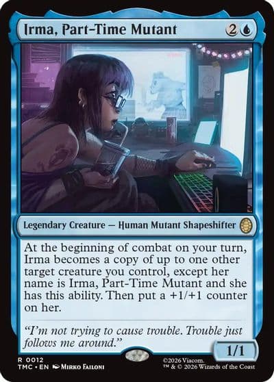 Irma Part Time Mutant Commander: Teenage Mutant Ninja Turtles Magic card