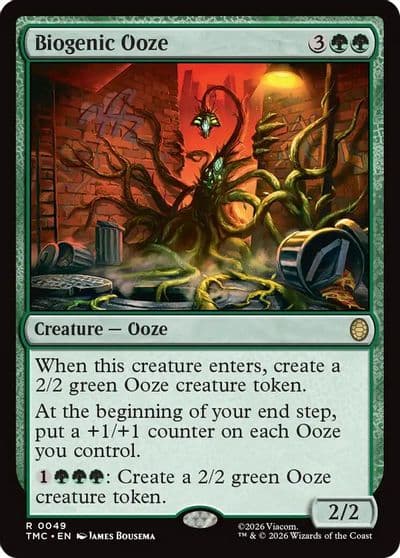 Biogenic Ooze Commander: Teenage Mutant Ninja Turtles Magic card