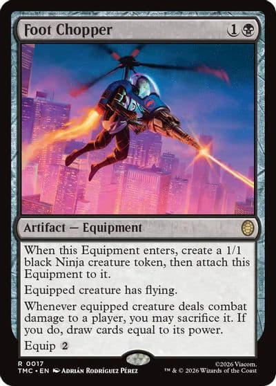 Foot Chopper Commander: Teenage Mutant Ninja Turtles Magic card