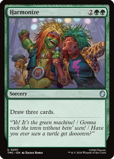 Harmonize Commander: Teenage Mutant Ninja Turtles Magic card