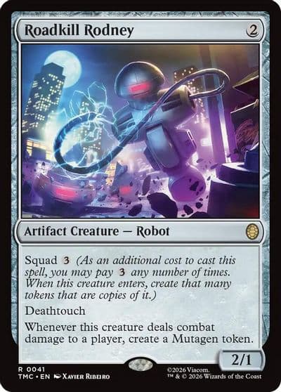 Roadkill Rodney Commander: Teenage Mutant Ninja Turtles Magic card