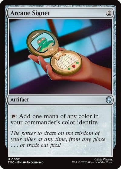 Arcane Signet Commander: Teenage Mutant Ninja Turtles Magic card