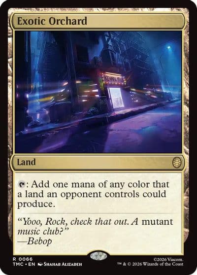 Exotic Orchard Commander: Teenage Mutant Ninja Turtles Magic card