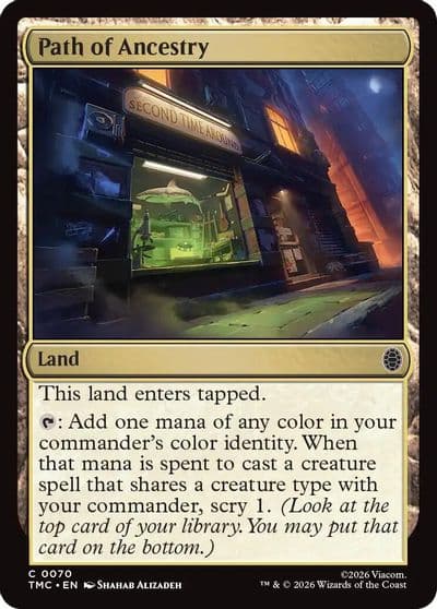 Path of Ancestry Commander: Teenage Mutant Ninja Turtles Magic card