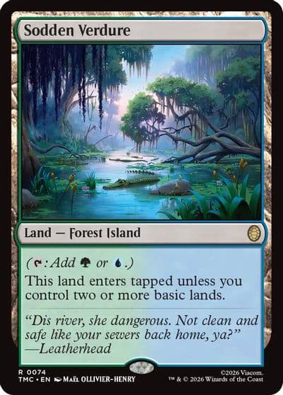 Sodden Verdure Commander: Teenage Mutant Ninja Turtles Magic card