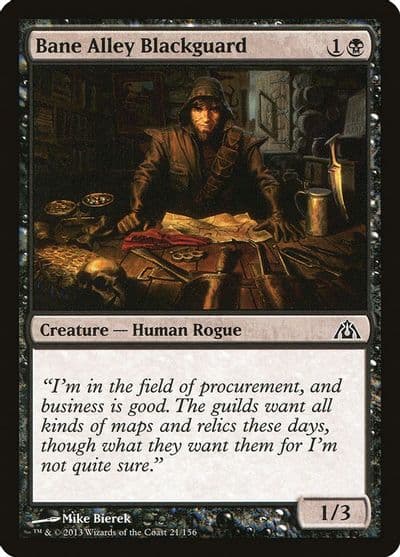 Bane Alley Blackguard Dragon's Maze Magic card