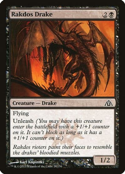 Rakdos Drake Dragon's Maze Magic card