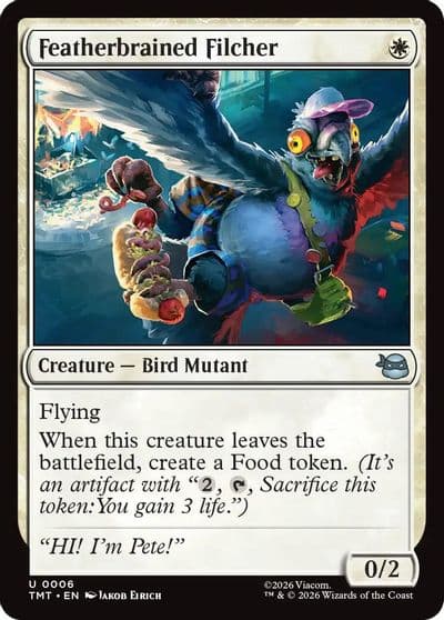 Featherbrained Filcher Teenage Mutant Ninja Turtles Magic card