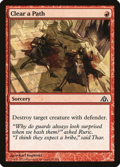 Clear a Path Dragon's Maze Magic card