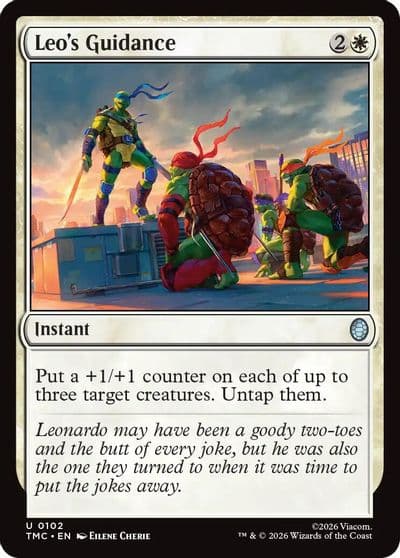 Leos Guidance Commander: Teenage Mutant Ninja Turtles Magic card