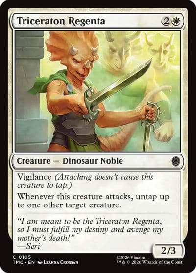 Triceraton Regenta Commander: Teenage Mutant Ninja Turtles Magic card