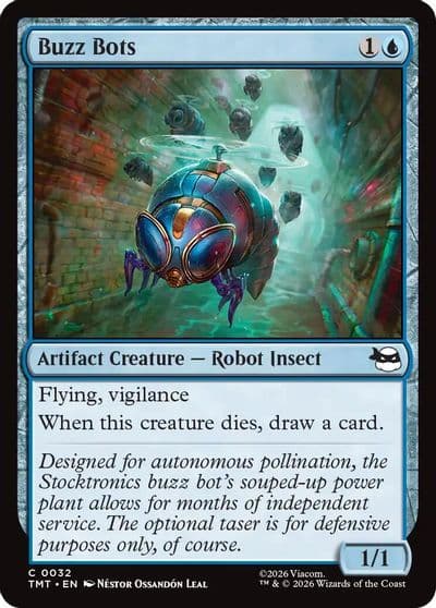 Buzz Bots Teenage Mutant Ninja Turtles Magic card