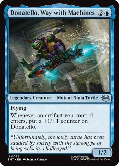 Donatello Way with Machines Teenage Mutant Ninja Turtles Magic card