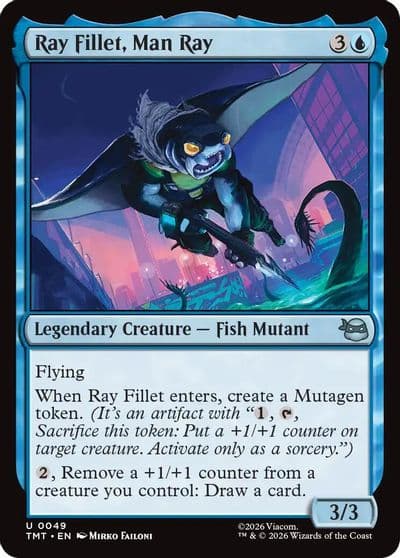 Ray Fillet Man Ray Teenage Mutant Ninja Turtles Magic card