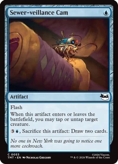 Sewer veillance Cam Teenage Mutant Ninja Turtles Magic card