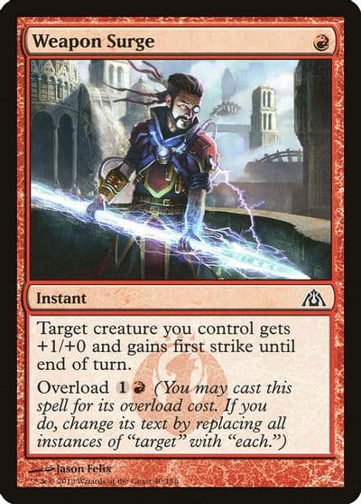 Weapon Surge Dragon's Maze Magic card