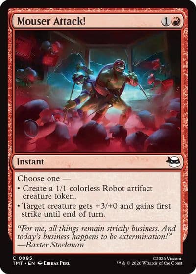 Mouser Attack Teenage Mutant Ninja Turtles Magic card