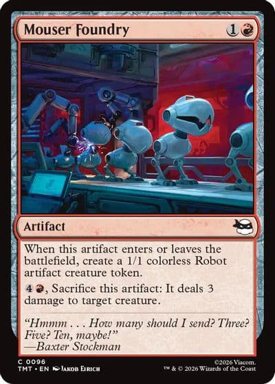 Mouser Foundry Teenage Mutant Ninja Turtles Magic card