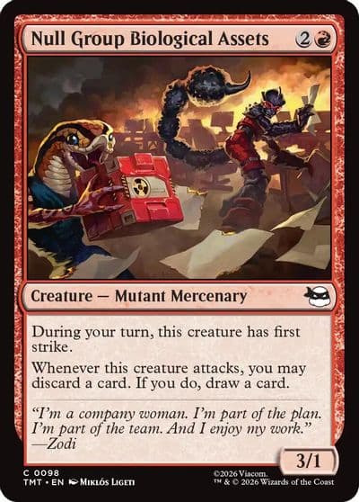 Null Group Biological Assets Teenage Mutant Ninja Turtles Magic card