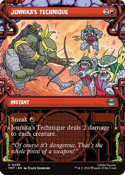 Jennikas Technique Showcase Teenage Mutant Ninja Turtles Magic card